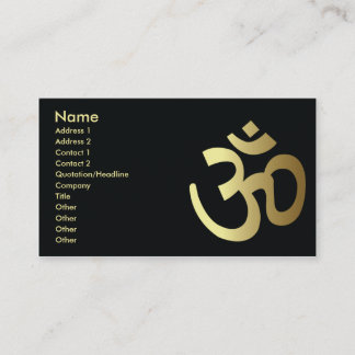 Hinduism - företag visitkort