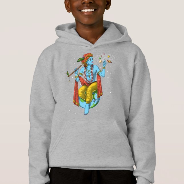 Hinduism Lord Krishna T Shirt (Framsida)