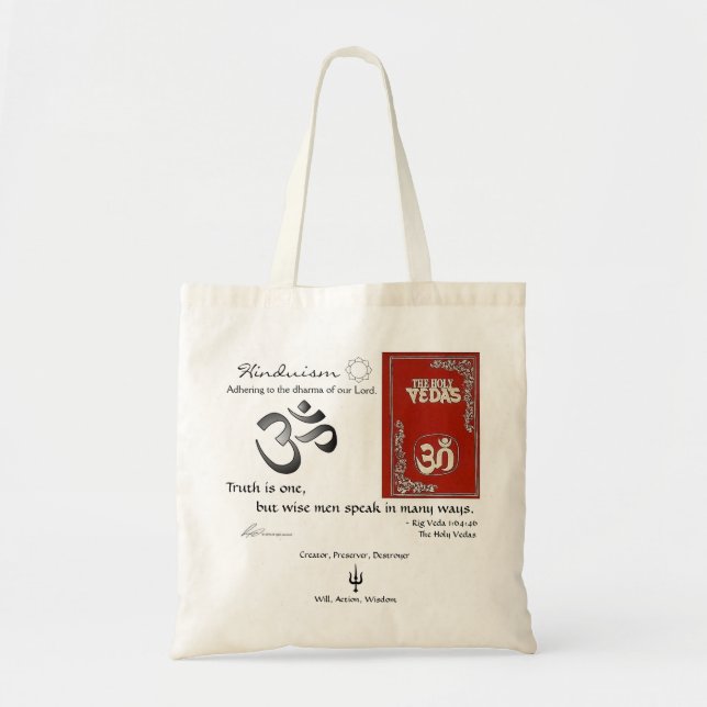 Hinduism - passagetotot hänger lös tygkasse (Framsidan)
