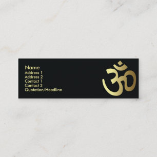 Hinduism - smala mini visitkort