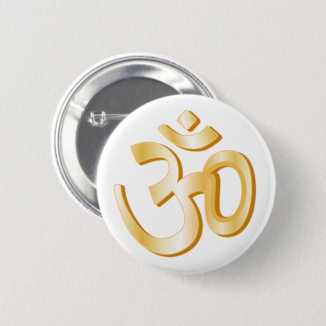 Hinduism-symbol Knapp (Framsida & baksida)