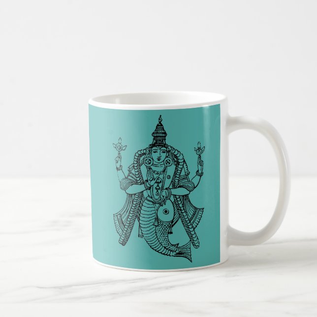 Hinduism: Vishnu Kaffemugg (Höger)