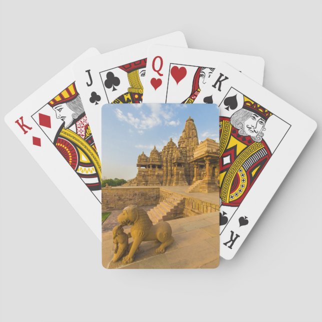 Hindutempel i Khajuraho Casinokort (Baksidan)