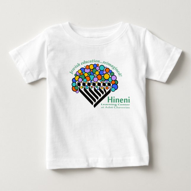 Hineni Learning Center Babies' T-Shirt - White (Framsida)