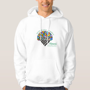 Hineni Learning Center Herrtröja - Vit Hoodie