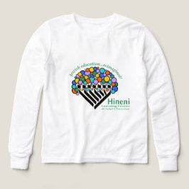 Hineni Learning Center Kids' Long-Sleeve White T Shirt