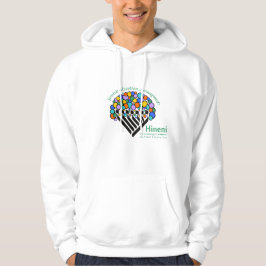 Hineni Learning Center Men's Hoodie - White