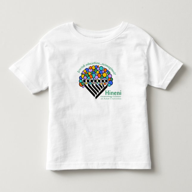 Hineni Learning Center Småbarns T-Shirt - Vit (Framsida)