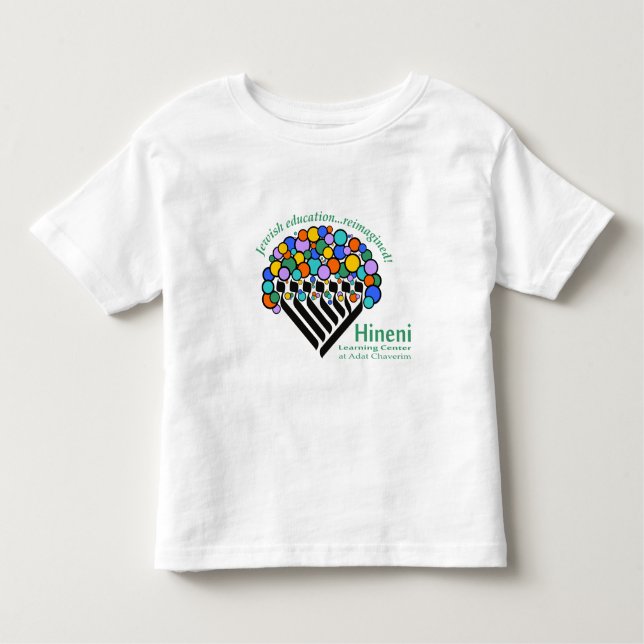 Hineni Learning Center Toddlers' T-Shirt - White (Framsida)