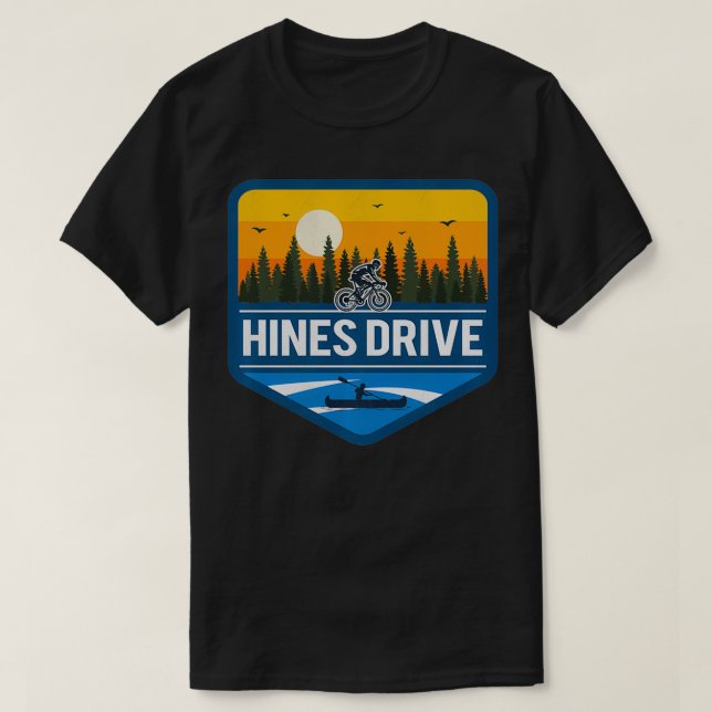 Hines Drive T Shirt (Design framsida)