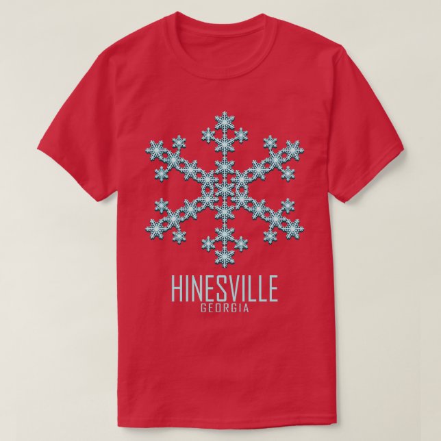 Hinesville Georgia TShirt 3 T Shirt (Design framsida)