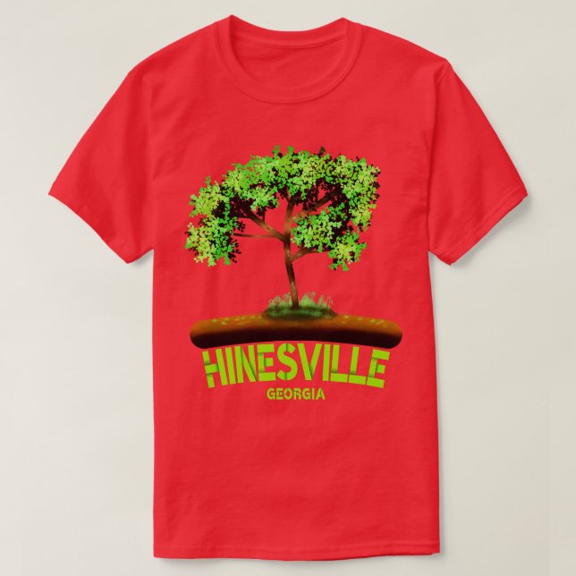 Hinesville Georgia TShirt 5 T Shirt (Design framsida)