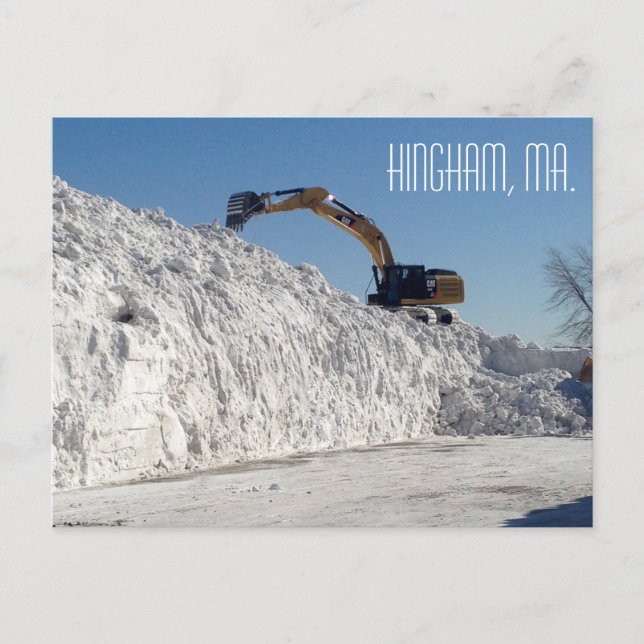 Hingham Massachusetts Postcard Vykort (Framsida)