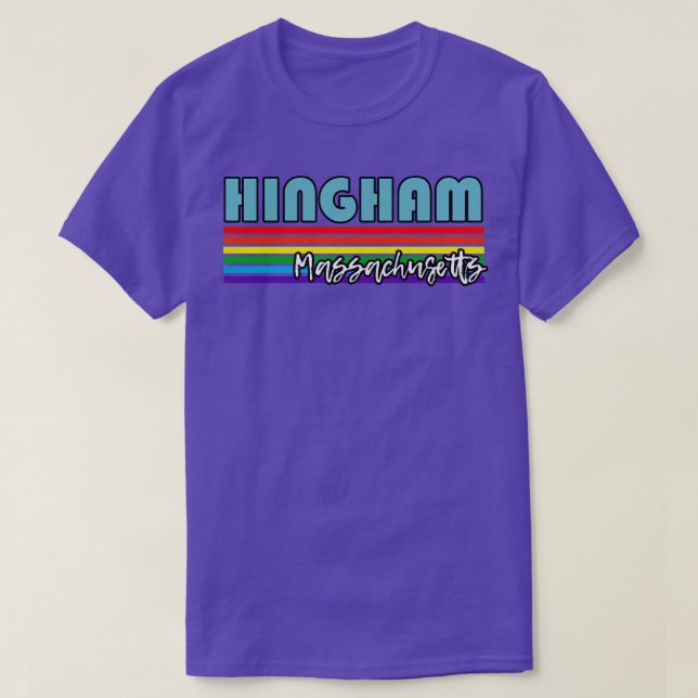 Hingham Massachusetts Pride Hingham LGBT Gift LGB T Shirt (Design framsida)