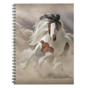 Hingst av sandsna, anteckningsboken eller anteckningsbok med spiral