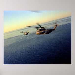Hingstar för hav CH-53 Poster