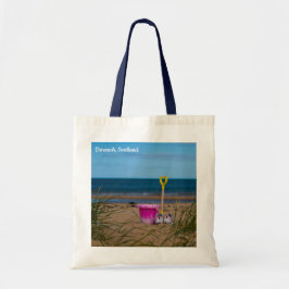 Hink och spade på Dornoch Beach Tote Bag Tygkasse