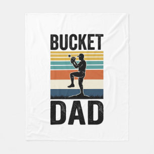 Hink Pappa Retro Baseball Far Vector Design_1 Fleecefilt