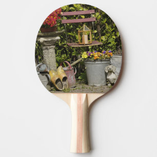 Hinkar, skor och blommor, Zaanse Schans, Pingisracket