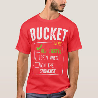 Hinklista Få biljetter Vinn Game Show Roligt rolig T Shirt