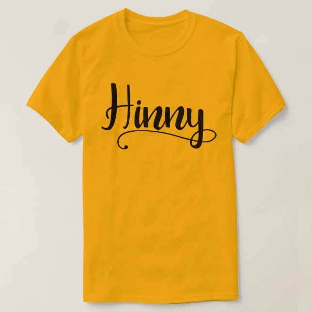 Hinny Geordie Newcastle Dialect T Shirt (Design framsida)