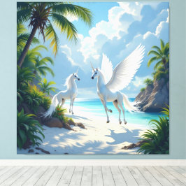 „Hinter der Eismauer – Das verborgene Reich“ Canvastryck