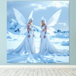 „Hinter der Eismauer – Das verborgene Reich“ Canvastryck