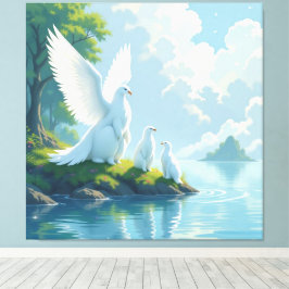 „Hinter der Eismauer – Das verborgene Reich“ Canvastryck