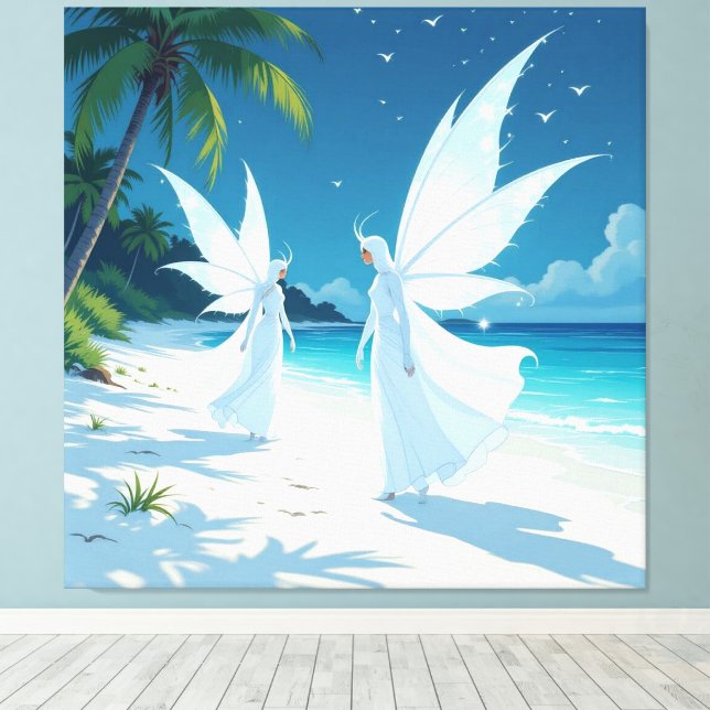 „Hinter der Eismauer – Das verborgene Reich“ Canvastryck (Insitu (trägolv))