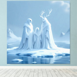 „Hinter der Eismauer – Das verborgene Reich“ Canvastryck