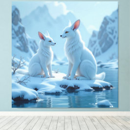 „Hinter der Eismauer – Das verborgene Reich“ Canvastryck