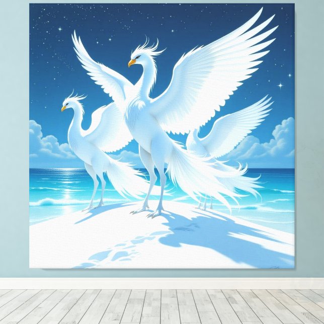 „Hinter der Eismauer – Das verborgene Reich“ Canvastryck (Insitu (trägolv))