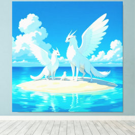 „Hinter der Eismauer – Das verborgene Reich“ Canvastryck