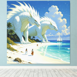 „Hinter der Eismauer – Das verborgene Reich“ Canvastryck