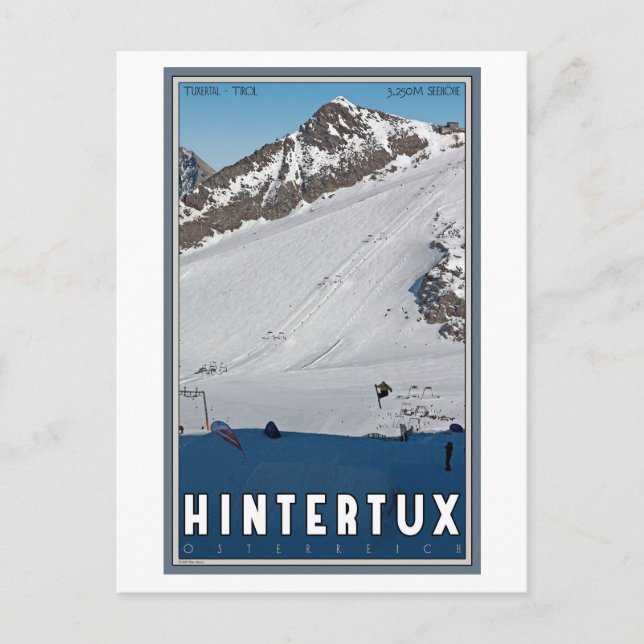 Hintertux Big Luft Vykort (Framsida)