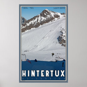 Hintertux stor luft poster