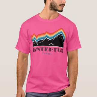 Hintertux Tyrol - Black Active T Shirt
