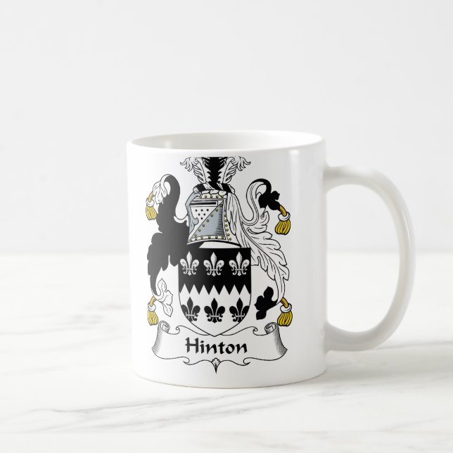 Hinton familjvapensköld kaffemugg (Höger)