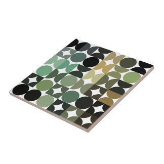 Hip Abstrakt i halvcirklar Industrifusionsverk Kakelplatta