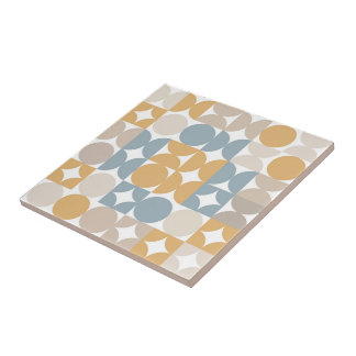 Hip Abstrakt i halvcirklar Industrifusionsverk Kakelplatta