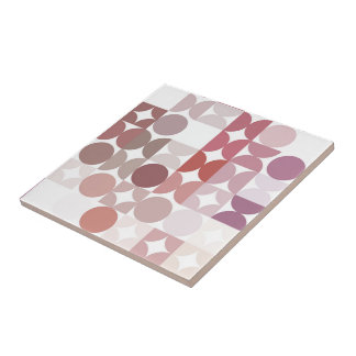 Hip Abstrakt i halvcirklar Industrifusionsverk Kakelplatta