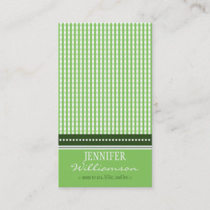 Hip-anpassade Gingham-Telefonkort:02