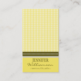 Hip-anpassade Gingham-Telefonkort:05