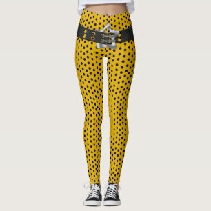 Hip Black Bälte Star - Black Polka dots på Gulten Leggings