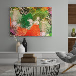 Hip Colorful Grunge Stil Brushstrokes Art Mönster Canvastryck<br><div class="desc">Contemporaryns ljusa grönt,  orange,  rosa,  svart,  gult och rött modernt stil-geometriska penseldrag art mönster design. Vackert,  modernt och coola skydd för den trendviga och konstnärliga höftledaren och artsy motif älskare.</div>