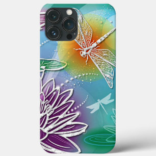 Hip Dragonfly Söt Modern sommarkonst Blommigt