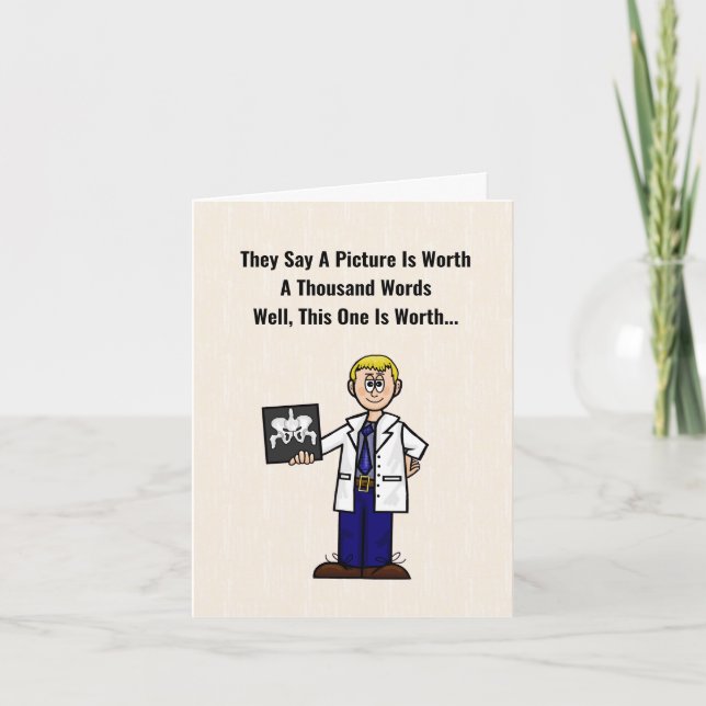 Hip-ersättningskirurgi Tack till Doktor-kort Kort (Framsida)