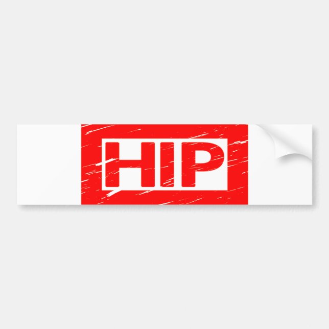 Hip Frimärke Bildekal (Framsidan)