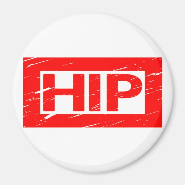 Hip Frimärke Magnet (Framsidan)