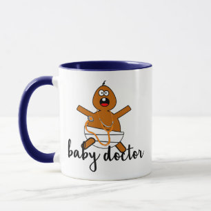 Hip Funny Pediatrician Baby Doctor presenterar Jok Mugg